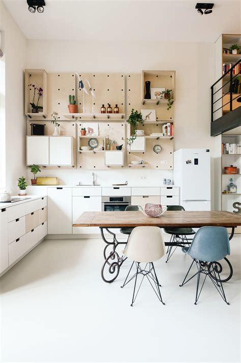The sturdy top is ideal for keeping an alarm clock, a reading lamp, books, etc. Gallery of Apartment Conversion / Standard Studio + CASA architecten - 4 | Kitchen cabinet ...