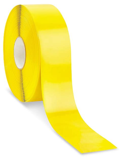 Mighty Line Deluxe Safety Tape 3 X 100 Yellow S 21259y Uline