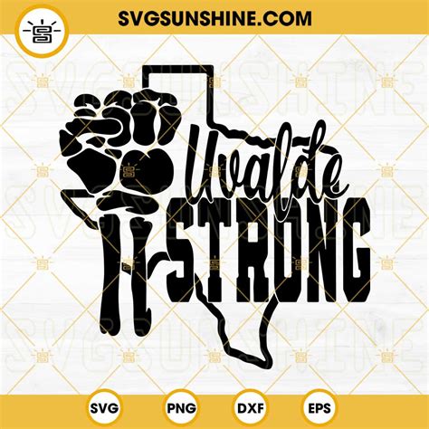 Uvalde Strong SVG, Uvalde Texas SVG, Pray for Uvalde SVG PNG DXF EPS