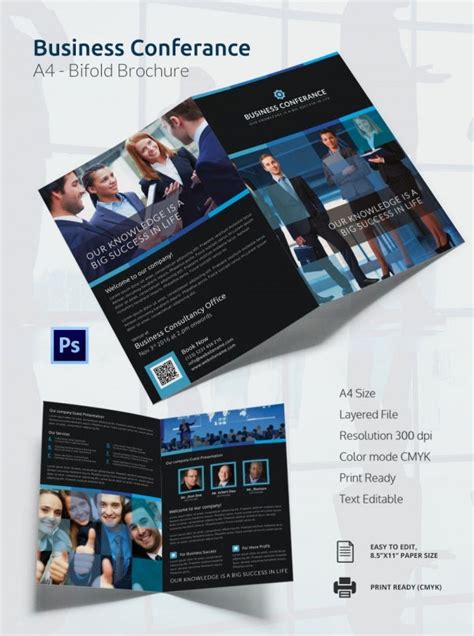 18 Conference Brochure Templates Free Psd Eps Ai Indesign Word