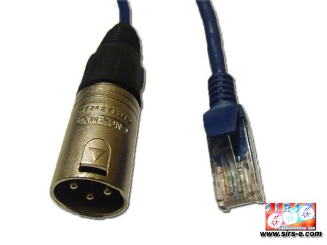 Rj45 To Xlr Male Dmx Cable Adapter 3ft Usa Seller Ebay