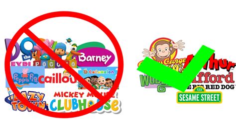 No Bad Preschool Shows Yes Good Preschool Shows By Dylanfanmade2000