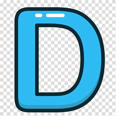 Letter Alphabet Blue Letter D Transparent Background Png Clipart
