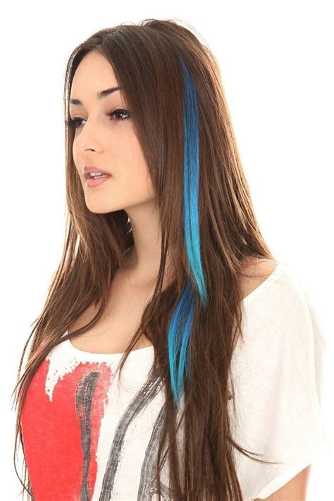 1000 Ideas About Colored Hair Streaks On Pinterest Colored