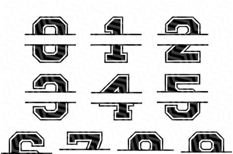 Number Varsity Font Ubicaciondepersonascdmxgobmx