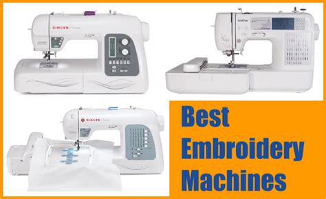 Best Embroidery Machines: Reviews & Buying Guide | Best Sewing Machines ...