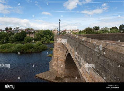 The Bridge Over The River Tyne At Corbridge Stock Photo Alamy