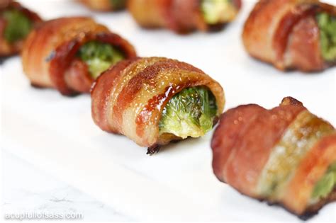 Bacon Wrapped Brussel Sprouts A Cup Full Of Sass