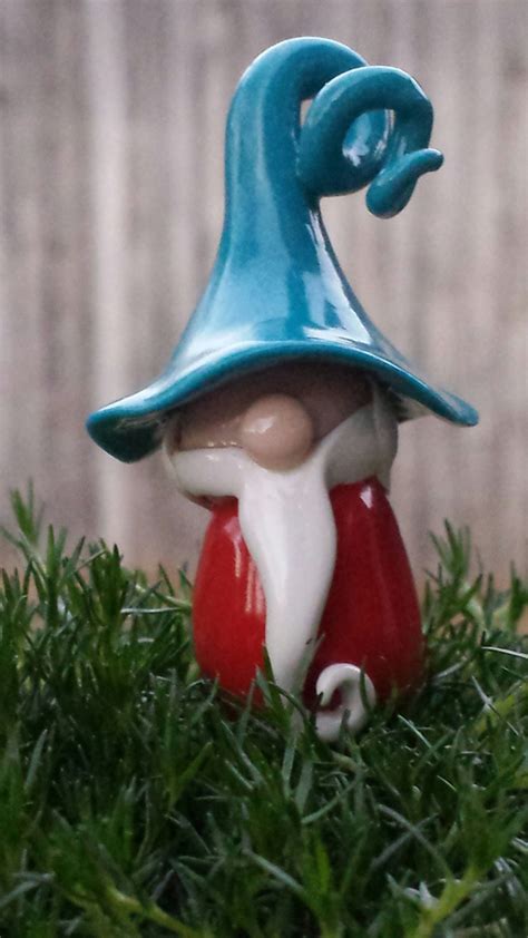 mini garden gnome custom made etsy