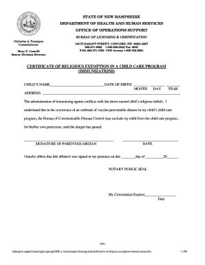 To whom it may concern. Editable religious vaccine exemption sample letter - Fill ...
