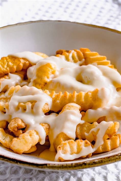 Cheesy Chips Recipe Rich Cheddar Sauce Hint Of Helen