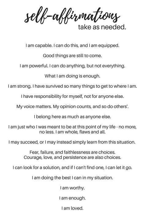 Self Affirmations And Why We Need Them Affirmations For Happiness