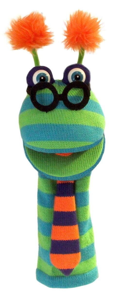 A Stuffed Animal With Glasses And A Tie On Its Head Wearing A Striped