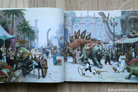 Dinotopia James Gurney Art Book Review Halcyon Realms Art Book