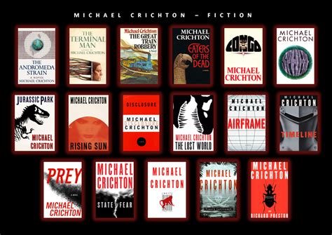 Michael Crichton Books Made Into Movies Timeline By Michael Crichton 9780345468260