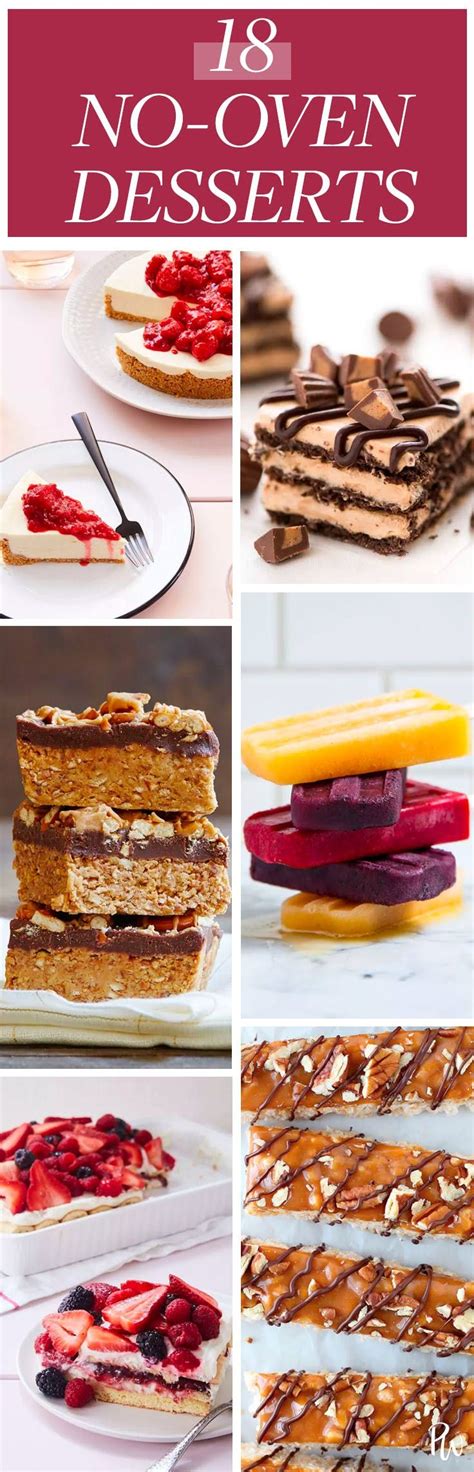 18 Summer Desserts That Dont Require An Oven Desserts Easy Chocolate Desserts No Bake