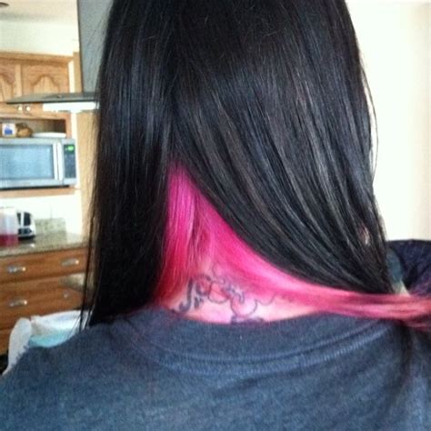 Peek A Boo Pink Hair Beauty Hair Styles Long Hair Styles