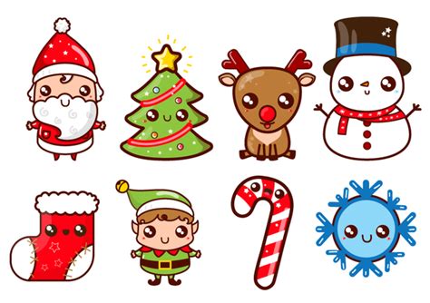 Kawaii Christmas Drawings By Barovlud On Deviantart