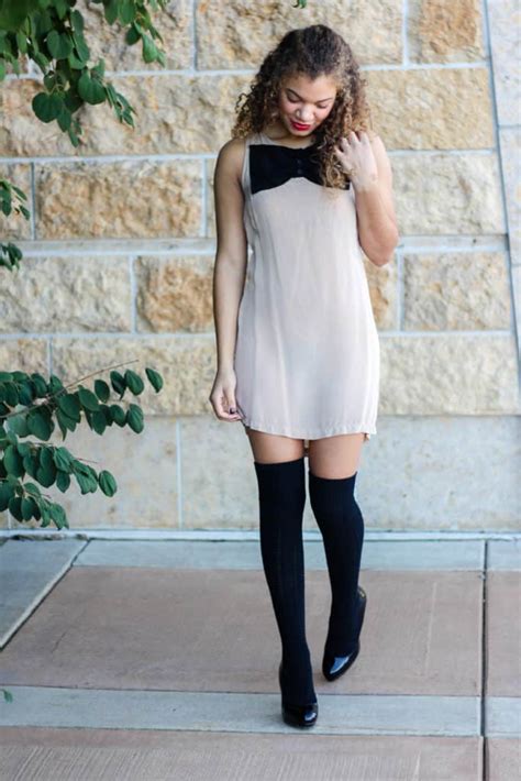 8 fall worthy thigh high socks outfit ideas my chic obsession