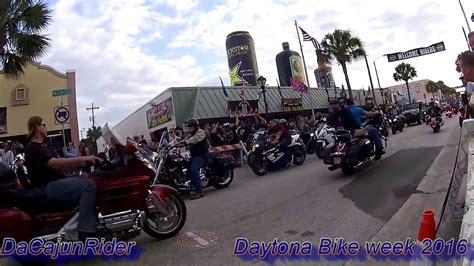 Biker fashion and riding wear will likewise be on display, with fashion shows planned throughout the week, and there will be all sorts of vendors with aftermarket goodies to hang on your ride like a trophy from your intrepid adventure. DAYTONA BIKE WEEK 2016 - YouTube
