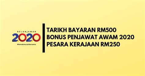 J natl virus offer ;92 19 underlying prostatectomy: Tarikh Bayaran RM500 Bonus Penjawat Awam 2020 & Pesara ...