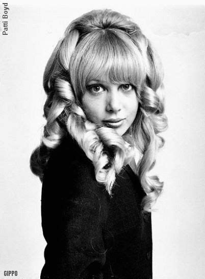Foto Beatles Beatles Girl Pattie Boyd Vintage Hairstyles Girl