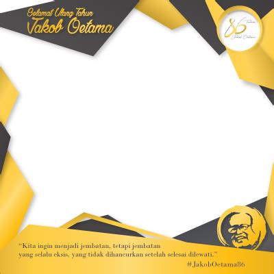 Das vektorbild weltkrebstag twibbon template vektor illustration design mit transparentem fotoraum für social media solidaritätskampagne kann für persönliche und. #JakobOetama86 - Support Campaign | Twibbon
