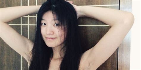 If You Got It Flaunt It Chinese Feminists Bare Their Armpit Hair For Contest Huffington Post