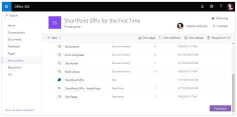 Manual Installation Step 2 Add Shortpoint Spfx To Site Contents In Office 365 Shortpoint Support