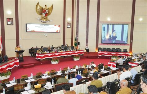 Hasyim Gelar Rapat Paripurna Penyampaian Laporan Hasil Raker DPRD Kota