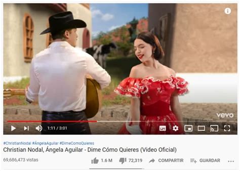 • 17 млн просмотров 1 год назад. Ángela Aguilar y Chrisian Nodal inspiración memes Dime ...
