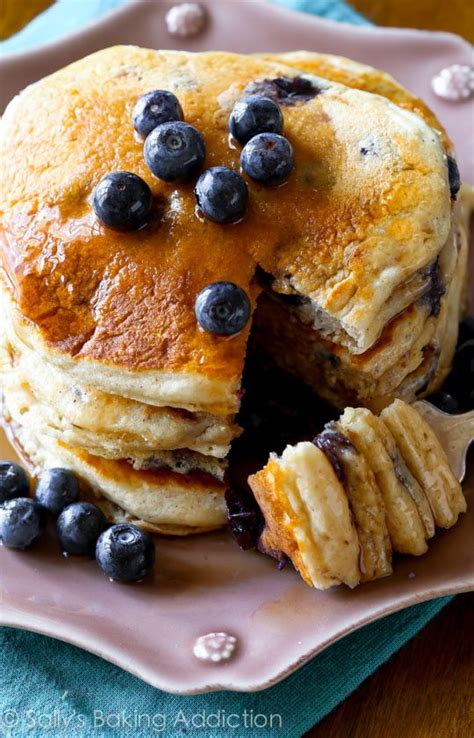 Whole Wheat Blueberry Pancakes Sallys Baking Addiction