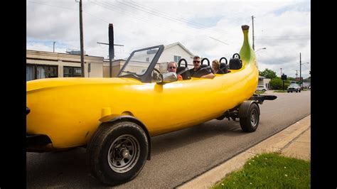 The Big Banana Car Is Back On The Streets Of Kalamazoo Youtube
