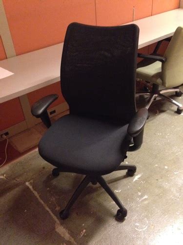 Height adjustable arms, height adjustable seat back for lumbar adjustment. Haworth Improv Chairs - Conklin Office Furniture