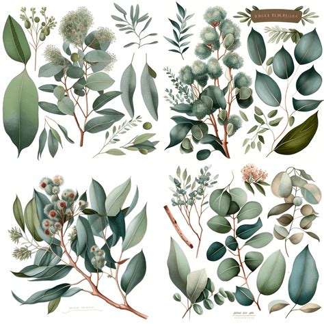 Free Eucalyptus Clipart Masterbundles