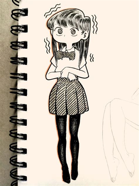 Komi San Doodle By Erosenin23 Anime Bikini Sans Cosplay Cute Chibi
