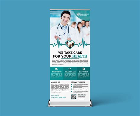 You can request for queues for a selected panel of clinics by downloading our minmed connect app. Roll Up Banner design. #advertisement_banner #rollup ...
