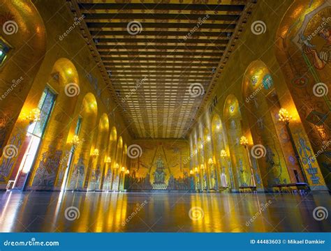 City Hall The Golden Room Stock Image Image Of North 44483603