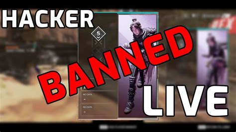 Watching A Cheater Get Banned Live In Apex Legends Youtube