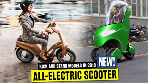 Top 7 Fun Electric Scooters And Commuting Vehicles W Unusual Design