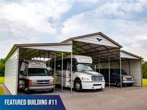 Covered Parking For Businesses A Commercial Carport Eagle Carports
