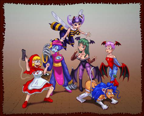 darkstalkers girls redux by fadri on deviantart