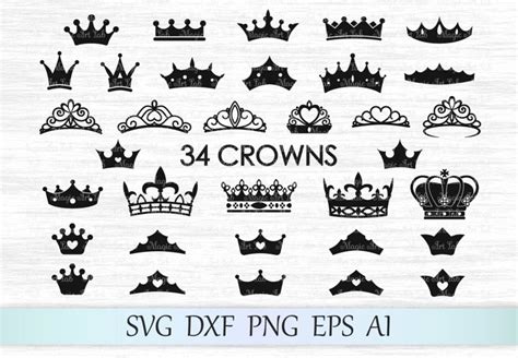 Prince Princess Crown Svg Ubicaciondepersonascdmxgobmx