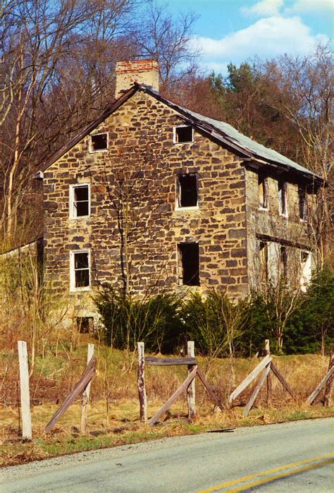 Stone House Near Brownsville Pa An Abandoned Stone House Flickr