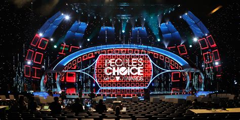 The 40th Annual Peoples Choice Awards Tv Set Design Stage Set Design