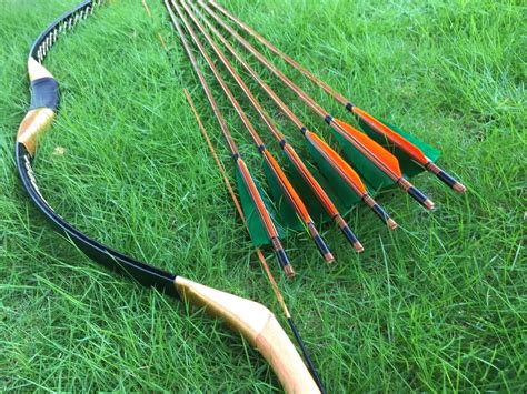 Archery Traditional Handmade 20 60lbs Recurve Bow Fiberglass Hunting