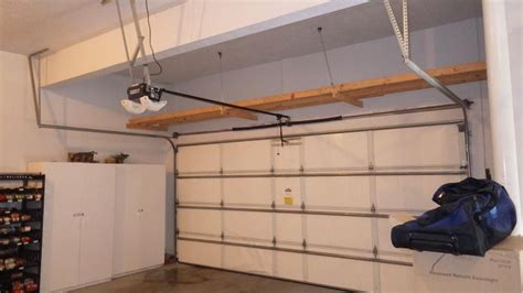 Above Garage Door Storage Lowes Door Storage Overhead Garage Storage