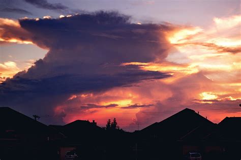 Explosion At Sunset Storm Clouds Of Texas Grégory Massal Photography