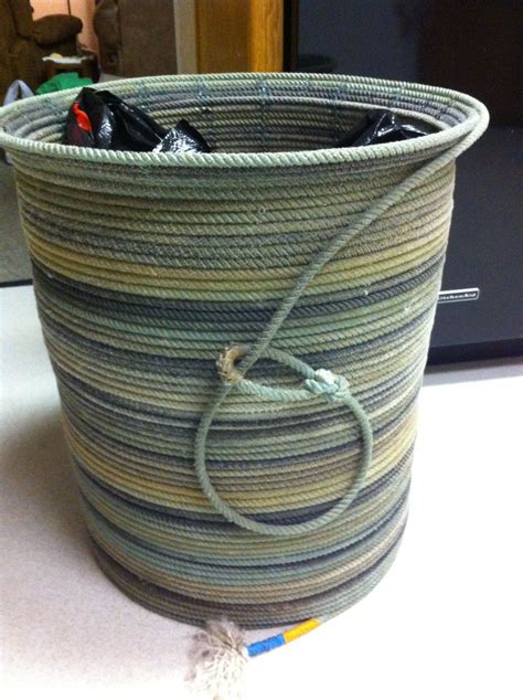 Lariat Ropes 30 Gallon Trash Can Western Crafts Western Decor