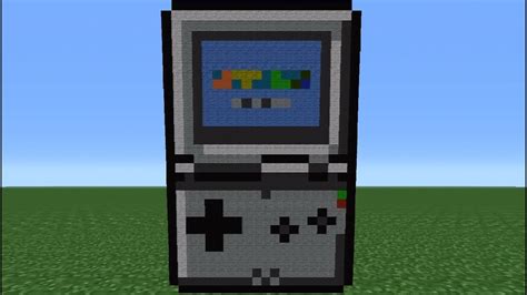 Minecraft Tutorial How To Make A Gameboy Sp Youtube